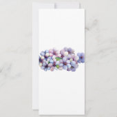 Romantische en poëtische pastel Lila Waterverf Kaart (Achterkant)