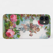 ROMANTISCHE ENGEL DIE ROZE ROZEN EN BLOEMEN VERZAM Case-Mate iPhone CASE (Achterkant (horizontaal))