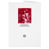 ROMANTISCHE ENGEL, ROZE ROOS KERSMIS (Achterkant)
