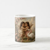 romantische engelen mok || cadeaus voor haar (Center)
