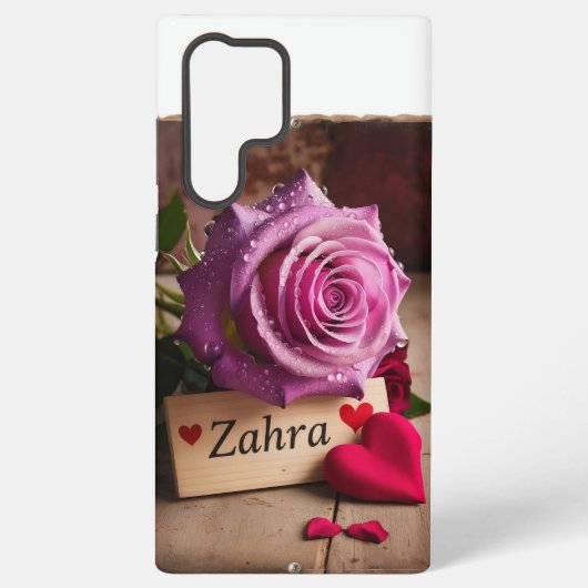 Romantische essentie: de bloem van de liefde samsung galaxy hoesje (Achterkant)