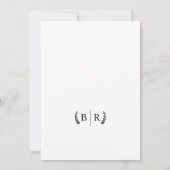 Romantische esthetische huwelijksfilm poster foto kaart (Achterkant)