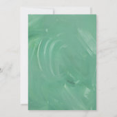 Romantische eucalyptus thema tuin kaart (Achterkant)