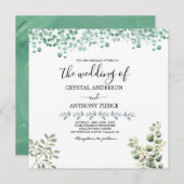 Romantische Eucalyptus Tuin Kaart (Voorkant / Achterkant)