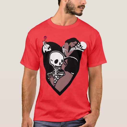 Romantische familie t-shirt (Voorkant)