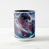 Romantische Fantasy Paar Mok (Midden)