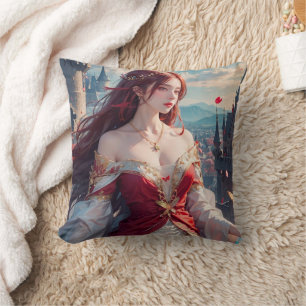 Romantische Fantasy Prinses Worpkussen – Anime Cas Kussen
