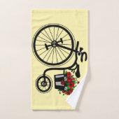 Romantische fiets badhanddoek set bad handdoek (Handdoek)