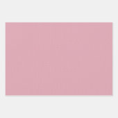 Romantische flora en pastel roze inpakpapier vel (Voorkant 2)