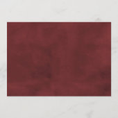 Romantische Floral Blooms Housewarming Party Kaart (Achterkant)