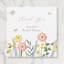 Romantische Floral Elegance Vrijgezellenfeest Gift Bedankjes Labels