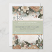 Romantische Floral Elegante Moderne Inspirivity Br Kaart (Achterkant)