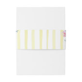 Romantische Floral Regency Era Wedding Uitnodigingen Wikkel (Achterkant Voorbeeld)