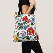 Romantische Floral Vine Canvas tas (Dichtbij)
