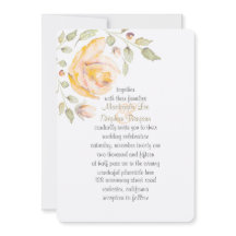 Romantische Floral Waterverf bruiloft initiaties