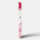 Romantische florale achtergrond met schattig konij Case-Mate iPhone case (Achterkant / Links)