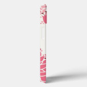 Romantische florale achtergrond met schattig konij Case-Mate iPhone case (Achterkant / Rechts)