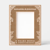 Romantische Forevermore Pas getrouwd Trouwfoto Etc Gegraveerde Lijstjes (Voorkant)