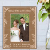 Romantische Forevermore Pas getrouwd Trouwfoto Etc Gegraveerde Lijstjes