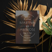 Romantische foto bruiloft kaart