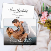 Romantische foto Budget Bruiloft Save The Date Kaa
