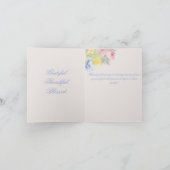 Romantische foto Dankbriefje Kaart (Binnen)