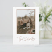 Romantische foto De Details Behuizing Kaart (Staand voorkant)