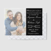 Romantische foto en tekst bruiloft uitnodiging (Offset (Uitnodiging))