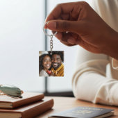 Romantische foto LIEFDE Hart Wit Accessoire Sleutelhanger