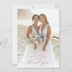 Romantische Foto met Joyful Cream Bedankkaart