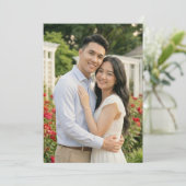 Romantische foto met Joyful Cream Kaart (Staand voorkant)