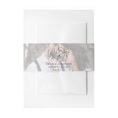 Romantische foto overlay We doen script namen brui Uitnodigingen Wikkel (Voorkant Voorbeeld)