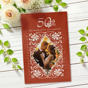 Romantische foto Red Rust 50 Jubileum puzzel