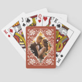 Romantische foto Red Rust Speelkaarten (Achterkant)