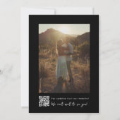 Romantische foto save the date (Achterkant)