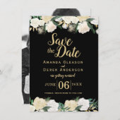 Romantische foto save the date kaart (Voorkant / Achterkant)