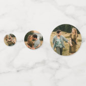 Romantische foto - Tafelconfetti Confetti (Achterkanten)