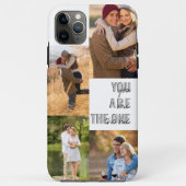 Romantische fotocollage Jij bent de ware Wit Case-Mate iPhone Case (Achterkant)