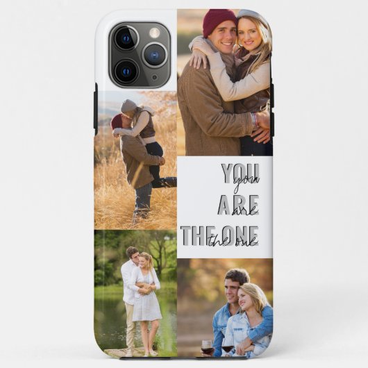 Romantische fotocollage U bent de enige blanke Case-Mate iPhone Case (Achterkant)