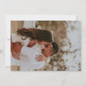 Romantische fotogradiënt RSVP-kaart Kaart (Achterkant)