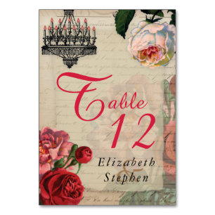 Romantische Franse Ephemera Bridal Bruiloft Kaart