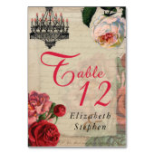 Romantische Franse Ephemera Bridal | Bruiloft Kaart (Achterkant)