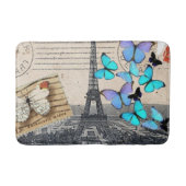 romantische franse franse reisparijs eiffeltoren badmat (Voorkant)