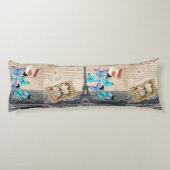 romantische franse franse reisparijs eiffeltoren lichaamskussen (Achterkant)