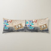 romantische franse franse reisparijs eiffeltoren lichaamskussen (Voorkant)