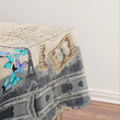 romantische franse franse reisparijs eiffeltoren tafelkleed (Voorbeeld)