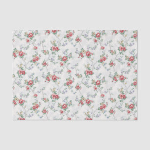 Romantische Franse koraal Rozen Tissuepapier
