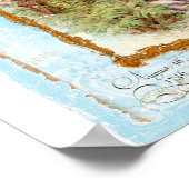 Romantische Franse paarse regleystijl afdrukken Poster (Hoek)