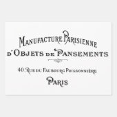 Romantische Franse  reclame Inpakpapier Vel (Voorkant 3)