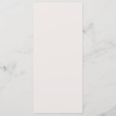 Romantische Franse Reiger Ovaal Frame Trouw Menu K (Achterkant)